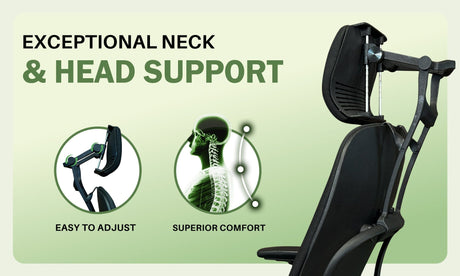 Steelcase Leap V2 Headrest - (Limited Quantity in Stock) - UTILITY PATENT PENDING - Office Logix Shop