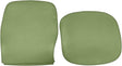 Steelcase Leap V2 refurbished office chair green seat and backrest cushions, new fabric