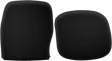 Steelcase Leap V2 refurbished chair seat and back in new black fabric, Office Logix Shop