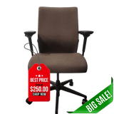 Steelcase Think Chair Brown Upholstered - Office Logix Shop