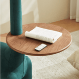 The Dino Accent Table & Floor Lamp with Rotating Tray - Office Logix Shop