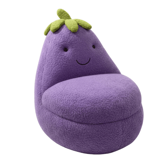 The Giant Eggplant Lounge Chair - Office Logix Shop
