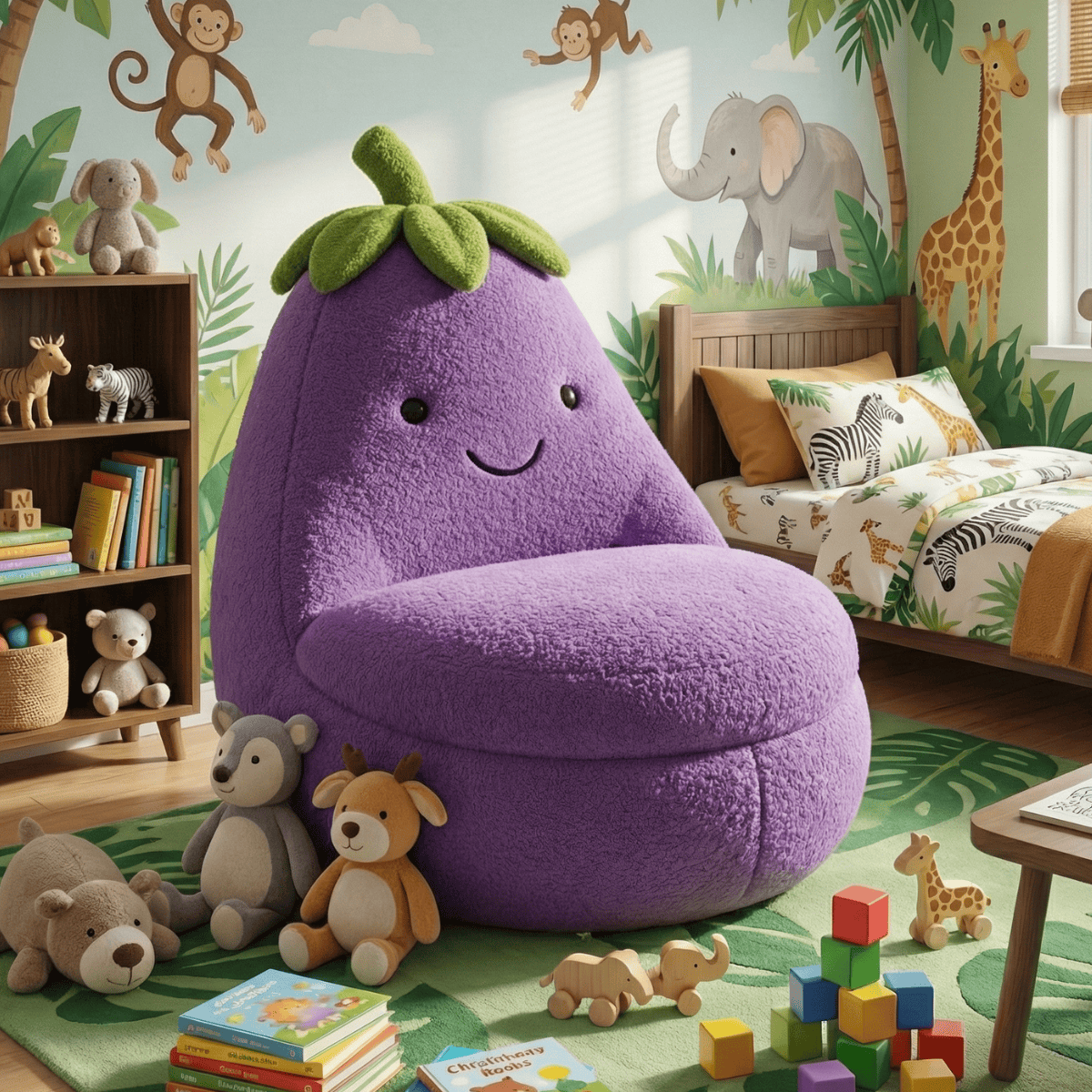 The Giant Eggplant Lounge Chair - Office Logix Shop