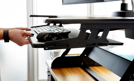 VariDesk Cube Plus 40 - Adjustable Sit - Stand Desktop Converter (Renewed) - Office Logix Shop