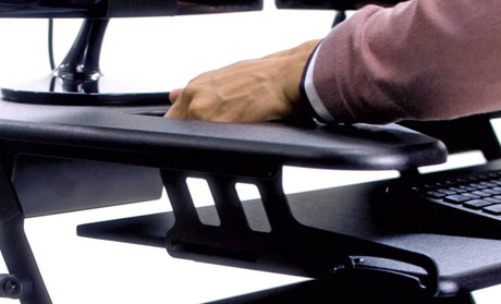 VariDesk Cube Plus 40 - Adjustable Sit - Stand Desktop Converter (Renewed) - Office Logix Shop