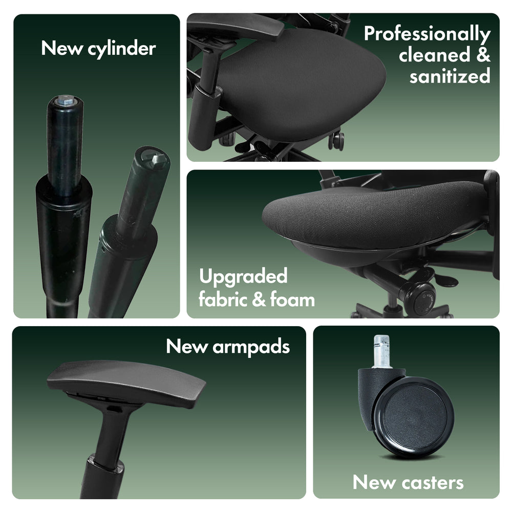Steelcase Leap V2: Factory-level restoration