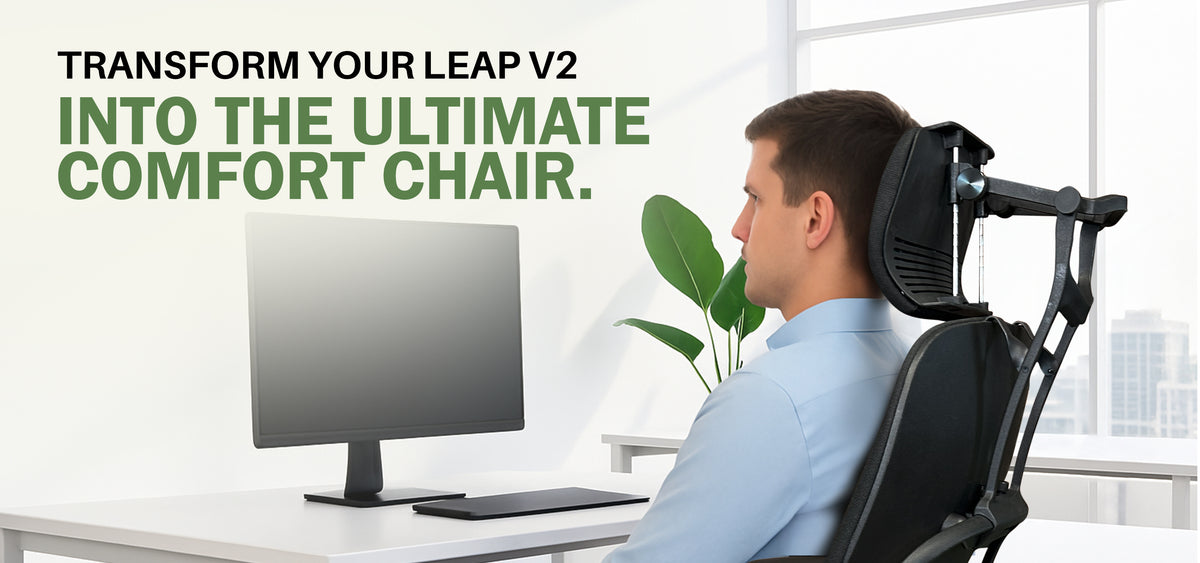 OfficeLogixShop Kopfstütze für Leap V2: Für Arbeit und Freizeit